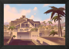 Listing image for Ancient Mesopotamia Framed Wall Art Poster Canvas Print Picture