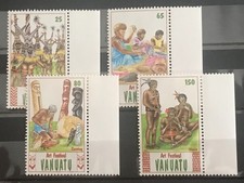 Listing image for VANUATU - 1991 SECOND NATIONAL ART FESTIVAL NHM SET SG