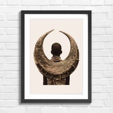 Listing image for Cultural Back View Artistry Original Framed Wall Art Print Large Picture Home