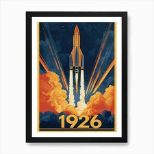 Listing image for Aihrgdesign A Vintage Science Poste Framed Wall Art Poster Canvas Print Picture