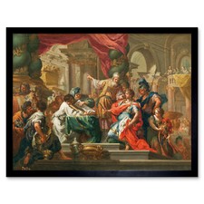Listing image for Conca Alexander Great Temple Jerusalem Painting Wall Art Print Framed 12x16