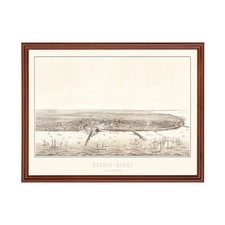 Listing image for Old Map of Buenos Aires 1880 - Vintage Argentina Art Wall De