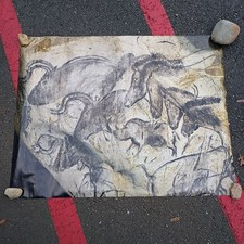 Listing image for Horses Lascaux Cave Painting Prehistoric Giclée Fine Art Print 41" x 32"