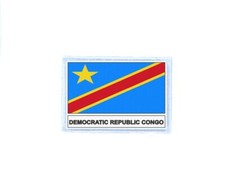 Listing image for Patch badge iron on glue flag country CGO congo rdc