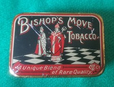 Listing image for Bishops Move collectible vintage tobacco tin with working hinge