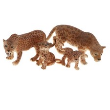 Listing image for 4Pcs Vivid Family Wildlife Model Figurines Set Home Decor