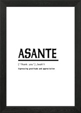 Listing image for Asante Framed Wall Art Poster Canvas Print Picture