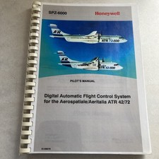 Listing image for ATR 42/72 Pilot Manual .SPZ-6000 DFCS Honeywell.Aircraft Memorabilia educational