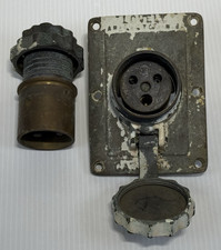Listing image for VTG Lovell Arlington NJ Brass / Bronze Nautical Oceanic Marine PLUGS Collectible