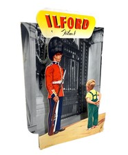 Listing image for Antique Advertising Shop Display Promotional Showcard Ilford Camera Films Sign