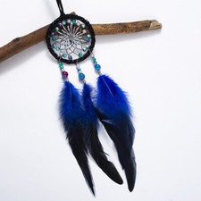 Listing image for 1x Dreamcatcher Hanging Beads Craft Feather Car Pendant Hanging Home Wall Decor