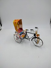 Listing image for Handmade Metal Rickshaw Miniature – Bangladesh Folk Art Decor
