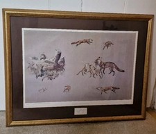 Listing image for Michael Lyne Signed Print 7/300 Wildlife Art Rare Low Number Collectible
