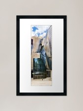 Listing image for Guggenheim Museum Bilbao Entrance F Framed Wall Art Poster Canvas Print Picture
