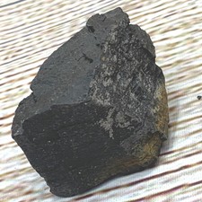 Listing image for Natural Black Rock Specimen Geology Collectible Fossilized Organic Material