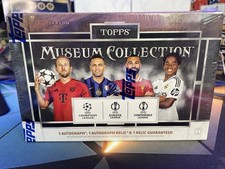 Listing image for Topps Museum Collection UEFA Champions League 2024-25 Trading Card Box New