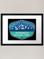 Listing image for Pyrenees National Park-Vintage Fram Framed Wall Art Poster Canvas Print Picture