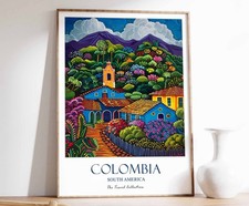 Listing image for 13 Colombia Print, Colombia Travel Poster, South America Travel Art, Tropical De