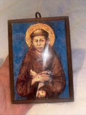 Listing image for Religious Icon On Wood Art Christian Catholic