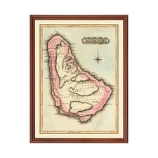 Listing image for Old Map of Barbados 1823 - Vintage Barbados Art Wall Decor