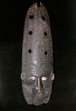 Listing image for Papua New Guinea Sepik River Ancestral Mask Tribal Art Vintage