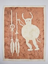Listing image for ART - VTG Signed Petroglyph Woodblock Print - New Mexico Museum 26x20 *damage