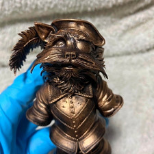 Listing image for Sir Didymus Statue, Labyrinth Inspired Fantasy Collectible, Resin Knight Figure