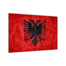 Listing image for Albania Flag Canvas Wall Art Picture Print, Home Decor
