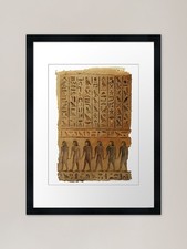 Listing image for Ancient Hieroglyphic Wall on Papyru Framed Wall Art Poster Canvas Print Picture