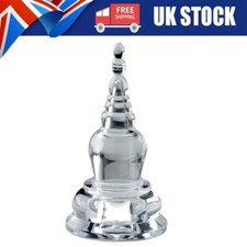 Listing image for Crystal Stupa Pagoda Acrylic Decorations Home Model Table Top Statue Ornaments