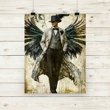 Listing image for Pop Avant Garde Collage Art Canvas Print - A4 Canvas Print. #8