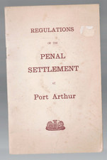 Listing image for MEMORABILIA ,REGULATIONS of PENAL SETTLEMENT at PORT ARTHUR , 1966 REPRINT