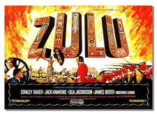 Listing image for Zulu Epic War Film Vintage History Movie Advert Cinema Stars Warriors Poster