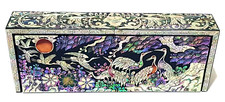 Listing image for Korean Mother of Pearl Inlaid Home-Decor Rectangular Jewellery Case Organiser