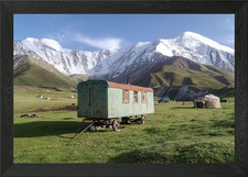 Listing image for In the Kyrgyz mountains Framed Wall Art Poster Canvas Print Picture