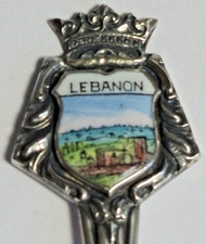 Listing image for Vintage Lebanon Silver Plated Souvenir Spoon Collectible