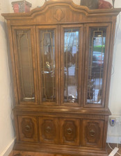 Listing image for Drexel Heritage Display Cabinet read description needs new shelves