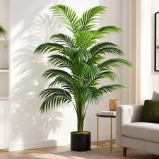 Listing image for Large Artificial Palm Tree Fake Tropical Plant Indoor Home Office Decor UK