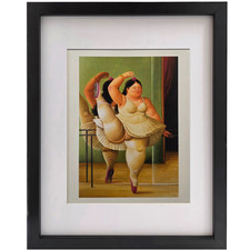 Listing image for FERNANDO BOTERO “Dancers at the Bar” Framed Latin American Modern Art Print