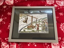 Listing image for RARE ART PRINT , HISTORICAL OCCULT WITCHCRAFT PERSECUTION, FRAMED VINTAGE