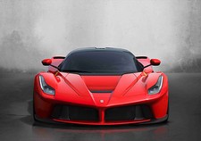 Listing image for Ferrari LaFerrari Poster Super Sport Car Large Wall Art Print Size A4 A2 A1 A0