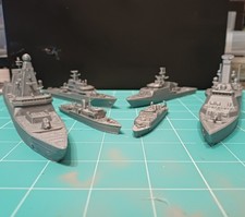 Listing image for 1:700 Royal Navy SHIPS BUNDLE - 6 Ship - 3d Printed PLA Models- Read Description
