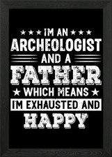 Listing image for Archaeology Job Profession Framed Wall Art Poster Canvas Print Picture