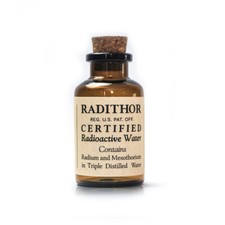Listing image for Radithor Bottle, Vintage Medicine PROP, Radium, Radiation, (Empty, Safe)