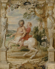 Listing image for Classical Centaur Myth Poster Pastoral Scene Wall Art- 12X16/16X20/18X24/24X36