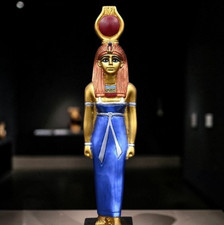 Listing image for ANCIENT EGYPTIAN ARTIFACTS RARE AUTHENTIC PHARAONIC STATUE OF GODDESS HATHOR BC