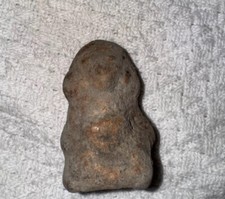 Listing image for 2” Ancient Mini Handmade Ceramic Mayan Panama Collectible Figurine Pottery