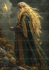 Listing image for Lugh Irish Sun God Celtic Mythology Warrior Fantasy Folklore Hero Art Print y95