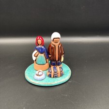 Listing image for Vintage Scandinavian Figurine Collectible Couple, Handcrafted 1993