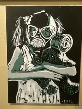 Listing image for Man Cave Art- “Innocence” An Acrylic Painting by Robert Brian Neal Art.